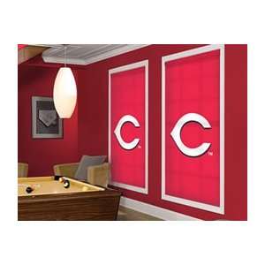  Cincinnati Reds MLB Roller Window Shades up to 48 x 48 