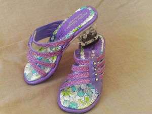 Girls Sparkly Party Princess Wedding Pageant Heel Shoes  