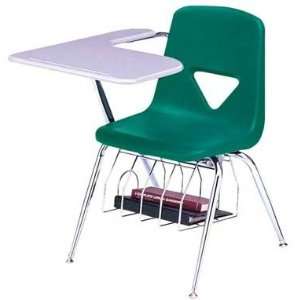   Plastic Top Chair Desk w/ Book Basket (15 1/2 H)