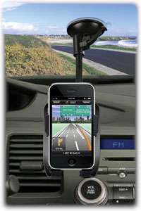 Kensington K66627US Windshield Car Mount with Sound Amplified Cradle for iPhone (Black)