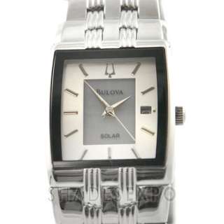 NEW Bulova Watches Watches 96B005 SILVER WHITE AUTH 042429431348 