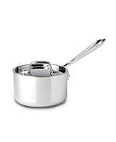All Clad Stainless Steel Covered Saucepan, 1.5 Qt.