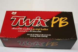 TWIX PB ~ Choco. Cookie, Peanut butter & Milk Choco ~ 24/ 1.08 oz 