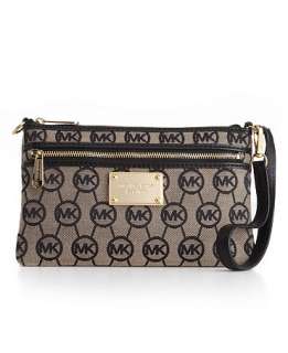 MICHAEL Michael Kors Handbag, Jet Set Monogram Large Wristlet 