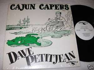 DAVE PETITJEAN Cajun Capers on Kom a day 5004 LP  