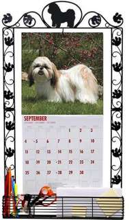 Shih Tzu Metal Calendar Frame  