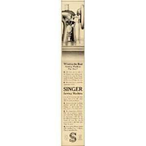  1909 Ad Singer Sewing Machines Household Clothes Women 