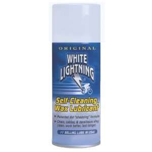 White Lightning Original Self Cleaning Wax Bicycle Lubricant   9 oz 