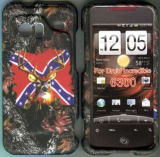 Hard Cover Case HTC Droid Incredible 6300 Camo Flag  