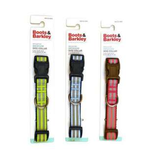 Boots & Barkley Dog Collar Fashion Reflective Stripe XSmall.Opens in a 