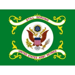 Armed Forces Flag   US Army Retired   3 x 4.Opens in a new window