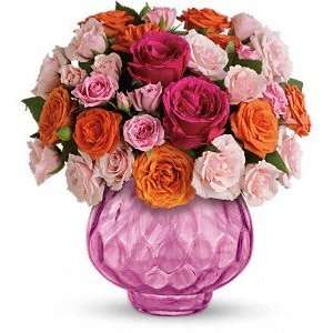  Telefloras Sweet Fire Bouquet with Roses 