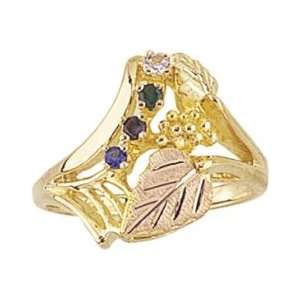  Black Hills Gold Mothers Ring   6 stones   G917 Jewelry