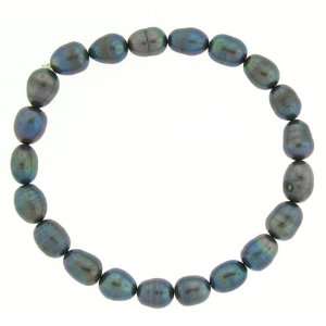  Black Freshwater Pearl Bracelet 