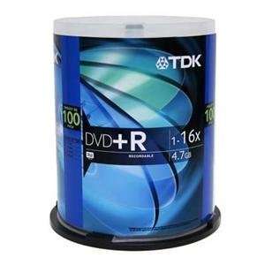  NEW DVD+R 16x 100 pk spindle (Blank Media) Office 
