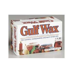   of Six (6) Gulf Wax 972 16 Ounce Canning / Candle Making Paraffin Wax