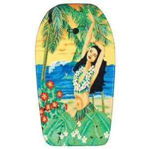 The Green Room 33 WET BODYBOARDS with Leash 2 Hula Girl 