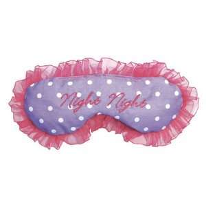  Bombay Duck Embroidered Purple Lavender Filled Eye Mask 