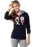    Roxy Hoodie, Turn Around Fleece Zip Up  