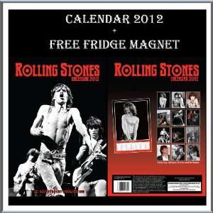   STONES CALENDAR 2012 + FREE ROLLING STONES MAGNET BY DREAM Books