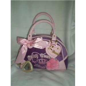    Juicy Couture Purple/Pink Bowler Purse/Bag NWT 