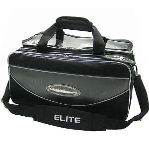  Elite Platinum Deluxe Double Tote Bowling Bag