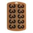 Sillycone Single Number Ice or Bake Tray, Brown Sillycone 