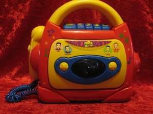 The Wiggles Cassette Player with Sing a Long Microphone & Volume 