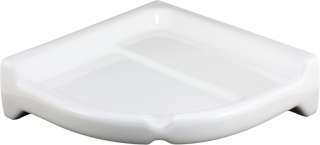 Ceramic Shower Corner Shelf   White  