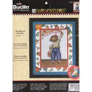   Bucilla Counted Cross Stitch Kit Stitched Size 5 X 7 with 8 X 10
