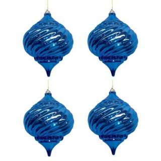   Shiny Onion Shaped Glass Ornaments 150 mmOpens in a new window