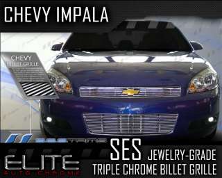  chevy impala ses chrome billet grille top bottom ses trims jewelry 