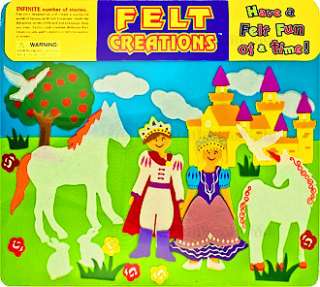 Childrens Fairytale Felt Story Board W/39 Pcs Toy New  