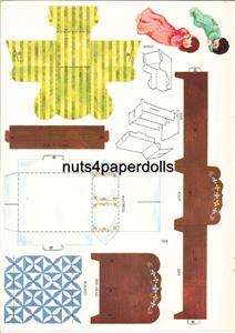 ViNTAGE CHRISTmas PLAY PAPER DOLLS LASER REPRO FREESHW2  
