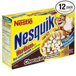 Nestle Nesquik Hot Cocoa, Chocolate with Bunny Shaped Marshmallows, 8 