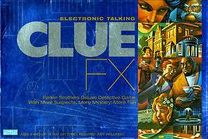 Parker Brothers Electronic Talking CLUE FX Game  