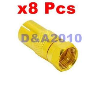   Plug to PAL Female Jack Straight coaxial adapter connector TV  