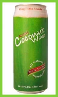 12x Taste Nirvana Real Coconut Water 16.2oz (No Pulp)  