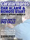 car alarm remote start installation color code cd 