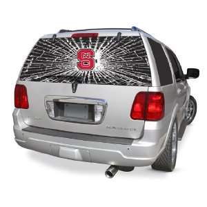  North Carolina State Wolfpack Shattered Auto Rear Window Decal 