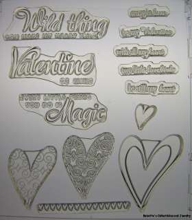 VERVE VISUAL ACRYLIC STAMP SETS VARIOUS THEMES  