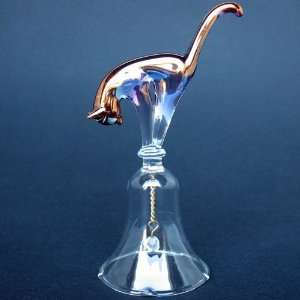  Cat Bell Figurine of Hand Blown Glass 