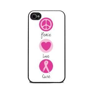   Breast Cancer   iPhone 4s Silicone Rubber Cover, Cell Phone Case Cell