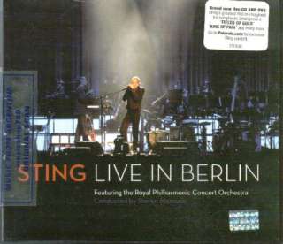 STING, LIVE IN BERLIN. FEATURING THE ROYAL PHILHARMONIC CONCERT 