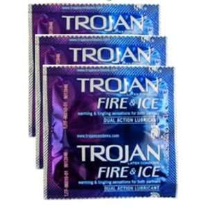 TROJAN® FIRE & ICE® Lubricated Condoms 3 Pack  