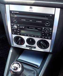 VW Golf Mk4 Brushed Ali Radio Console and Ashtray Set  