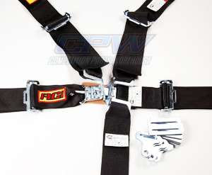 RCI Black 5 Point SFI 16.1 Racing Harness Seat Belts  