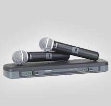   Dual Vocal UHF Wireless/Cordless Microphone System NEW IN BOX  