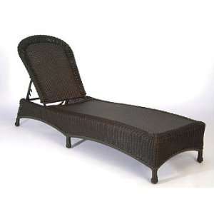  Classic Wicker Outdoor Chaise Lounge Chair with Cushions 