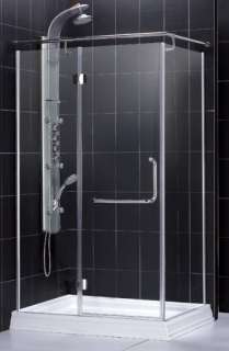 Dreamline Quad 31 X 45 X 75 Shower Enclosure, Chrome Finish Hardware 